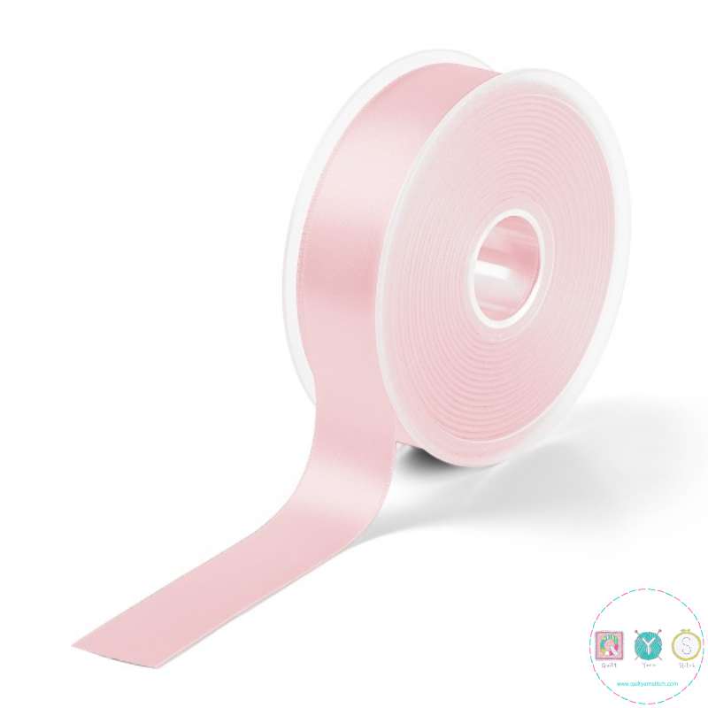 Baby Pink Satin Ribbon - 38mm - Trimming - Embellishments - Haberdashery