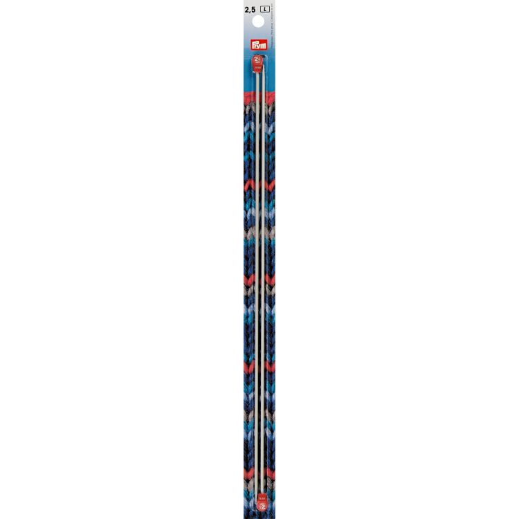 Knitting Needles - 2.5mm Straight 35cm Long by Prym 191462