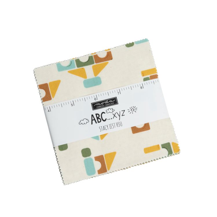 Quilting Fabric - Charm Pack - ABC XYZ by Stacey Iest Hsu for Moda 20810PP