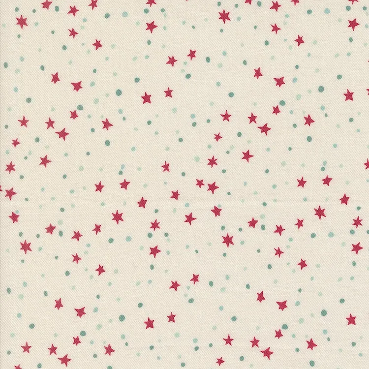 Quilting Fabric - Stars on Vintage White from Blast Off by Stacy Iest Hsu for Moda 20955 11
