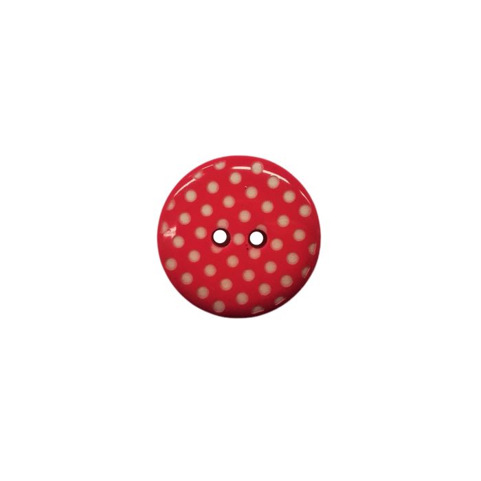 Buttons - 20mm Plastic Dotty in Cerise Pink