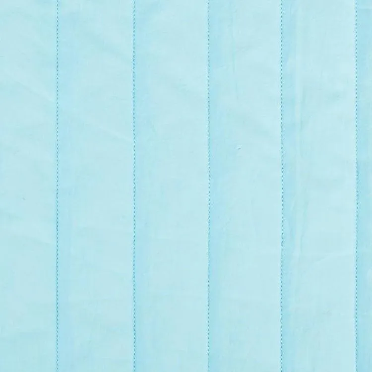 Vintage Cotton Quilted Fabric in Blue