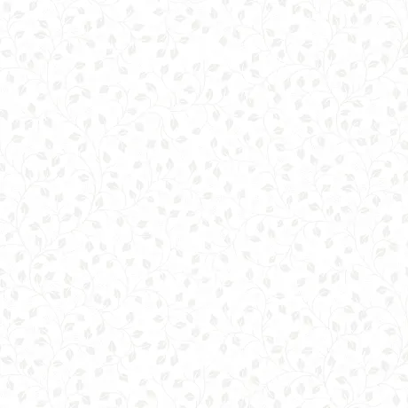 Quilting Fabric - Leaf Vines White Tone on Tone from Quilting Illusions by Quilting Treasures 21520-Z
