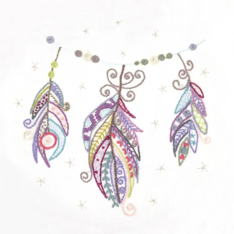 Embroidery Kit - Envolee Feerique by Un Chat Dans L'Aiguille