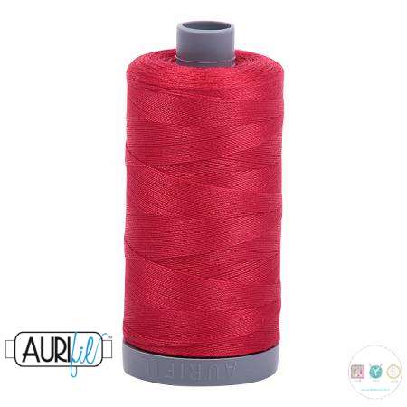 Aurifil Red Thread - 2250 - 28/2 - 28wt - Quilting Cotton Thread