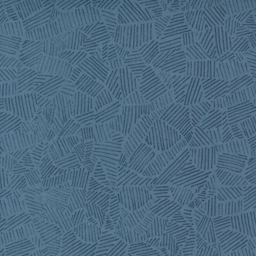 Quilting Fabric - Field Lines on Blue from Meander by Aneela Hoey for Moda 2458317