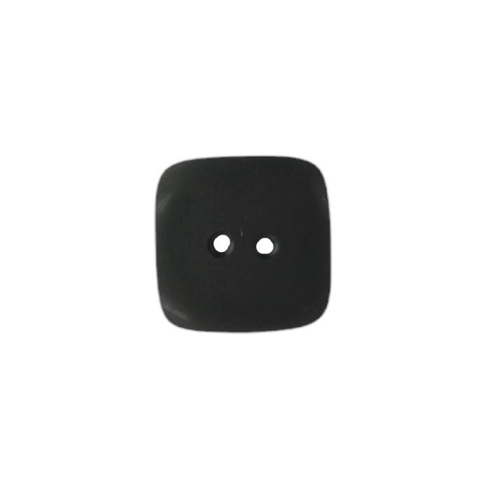 Buttons - 23mm Plastic Square in Black