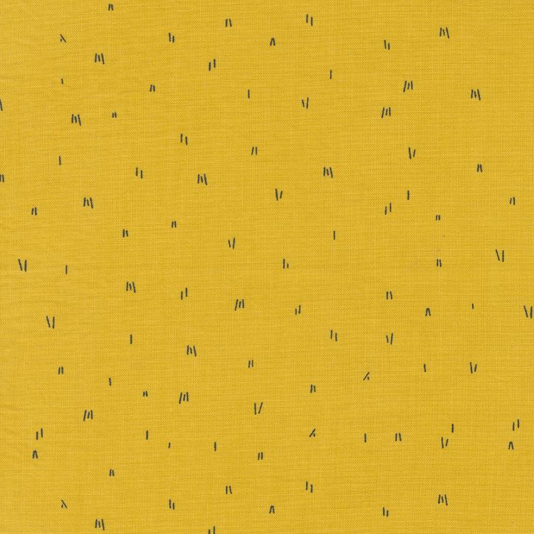 Quilting Fabric - Dashes on Yellow from Filigree by Zen Chic for Moda 1814 14