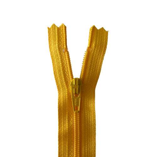 YKK Zip - 25cm Closed End Nylon - Yellow 506