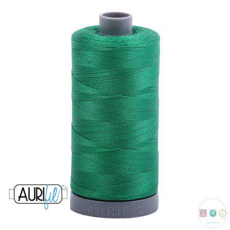 Aurifil Green Thread - a2870 - 28/2 - 28wt - Quilting Cotton Thread