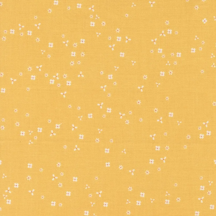 Quilting Fabric - Tiny Scattered Flowers on Yellow from In The Garden by Corey Yoder for Moda 29236 38