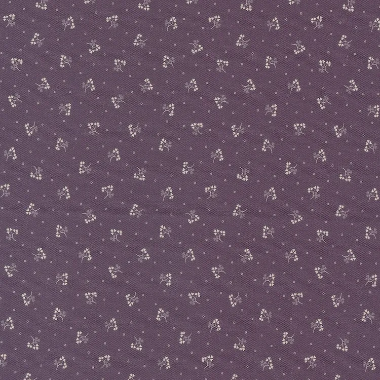 Quilting Fabric - Tiny Sprigs on Purple from Goodnight Irene by Betsy Chutchian for Moda 31704 19