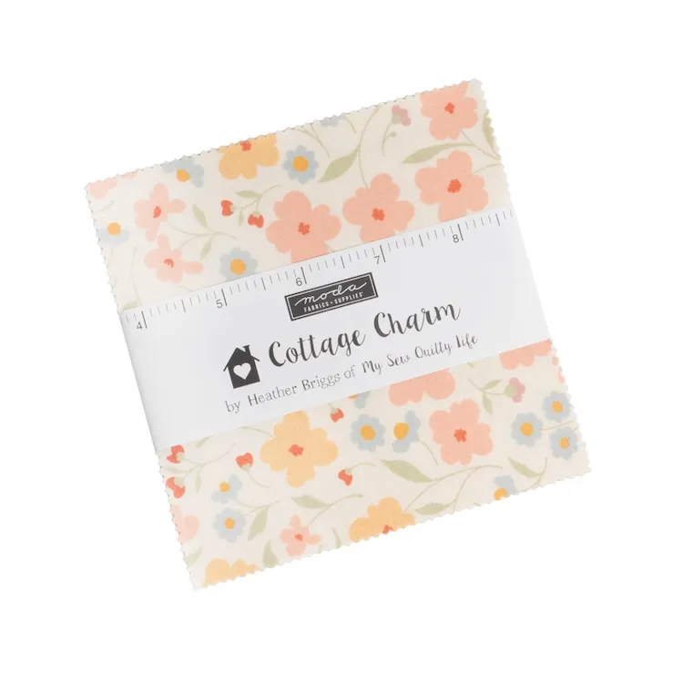 Quilting Fabric - Charm Pack - Cottage Charm by My Sew Quilty Life for Moda 31750PP