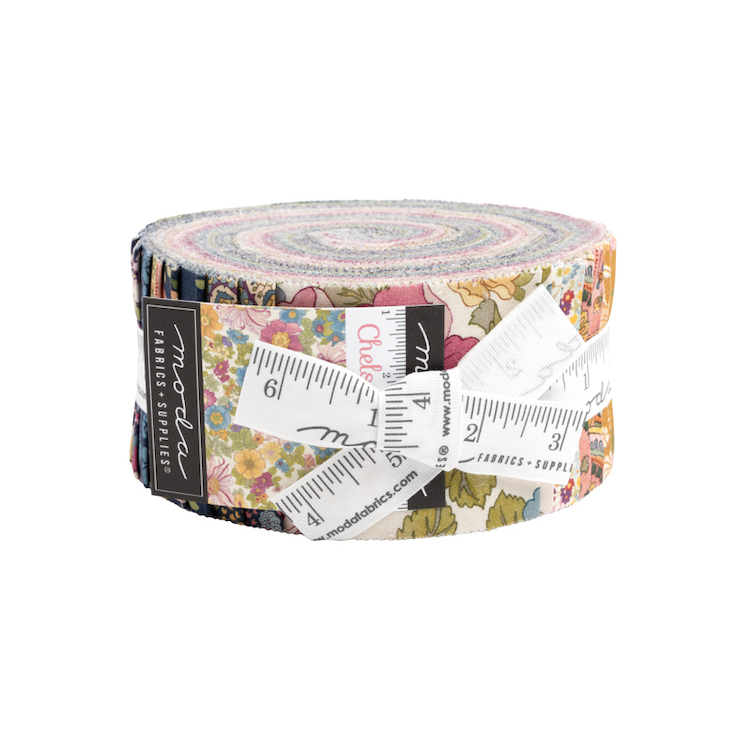 Quilting Fabric - Jelly Roll - Chelsea Garden by Moda 33740JR