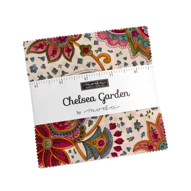 Quilting Fabric - Charm Pack - Chelsea Garden by Moda 33850PP