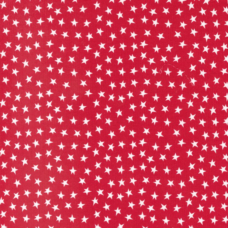 Quilting Fabric - Stars on Red from Hello Holidays by Abi Hall for Moda 35376 12