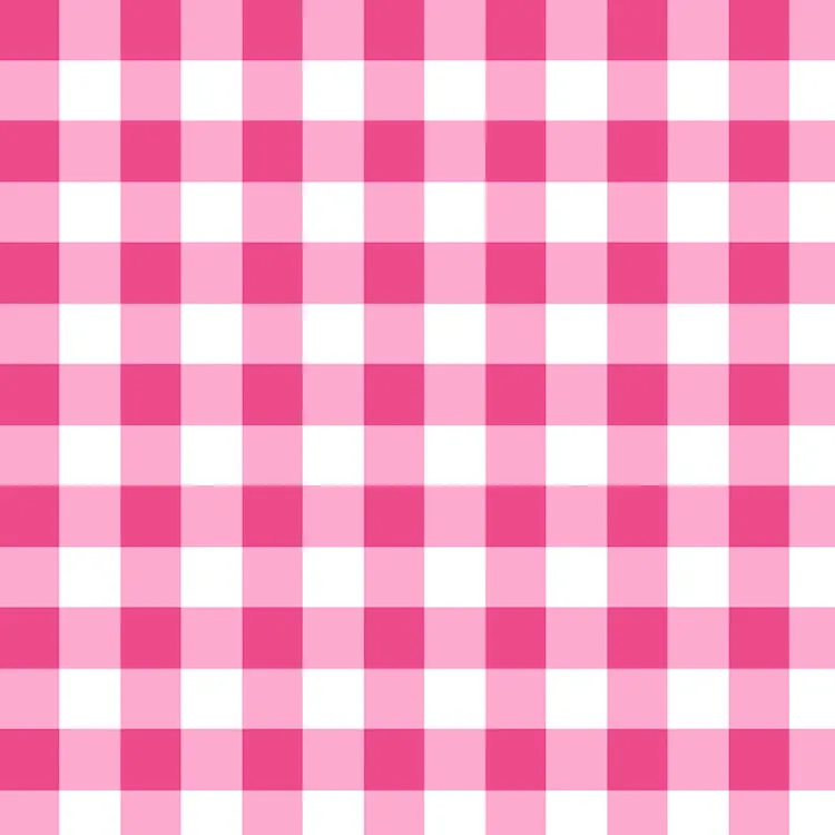 Quilting Fabric - Gingham Check in Fuchsia Pink from Gingham Zest by Craft Cotton Co.
