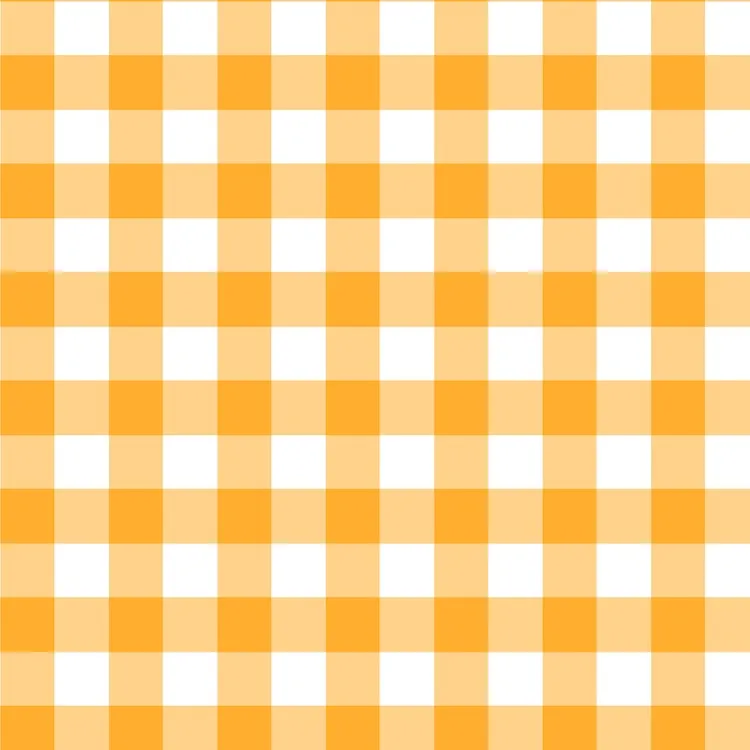 Quilting Fabric - Gingham Check in Amber Yellow from Gingham Zest by Craft Cotton Co.