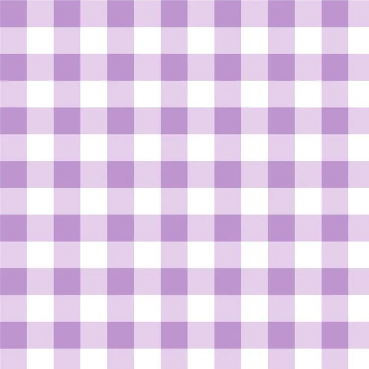 Quilting Fabric - Gingham Check in Lavender Purple from Garden Ginghams by Craft Cotton Co.