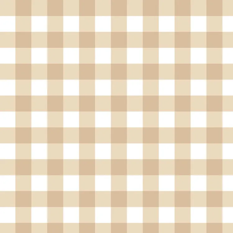 Quilting Fabric - Gingham Check in Beige from Garden Ginghams by Craft Cotton Co. 