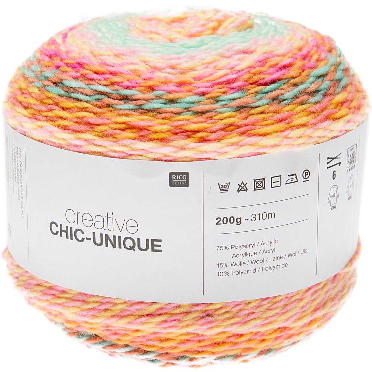 Yarn - Rico Design Chic Unique Chunky in Candy 5