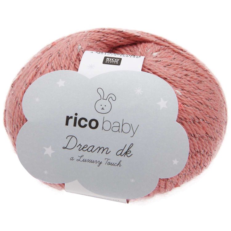 Yarn - Rico Design Baby Dream Tweed Dk Pink Azalea 001