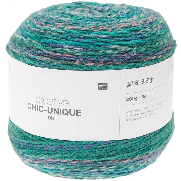 Yarn - Creative Chic-Unique DK in Ocean 11 by Rico Design