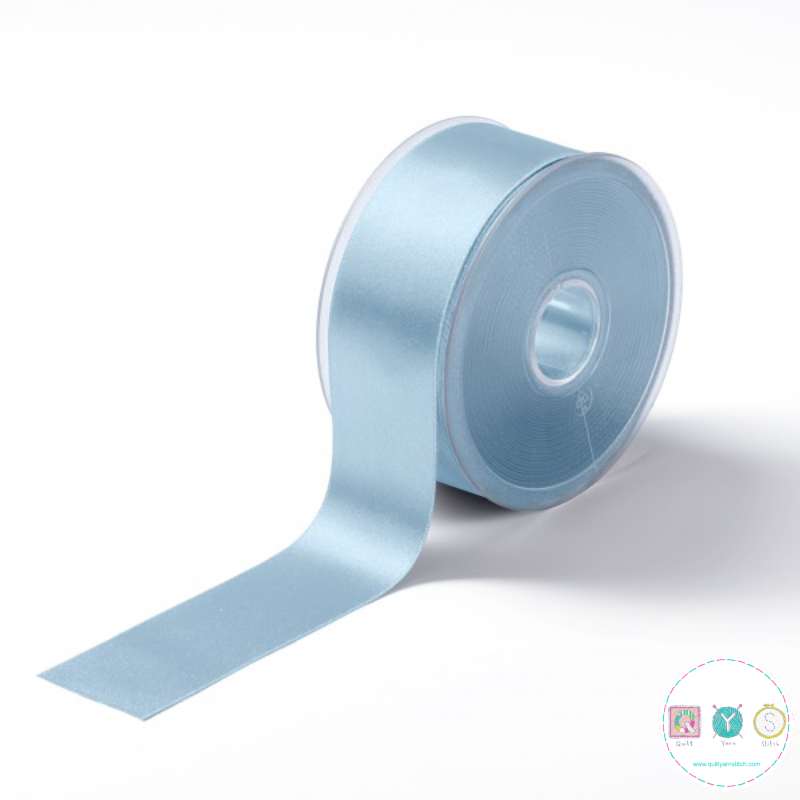 Baby Blue Satin Ribbon - 38mm - Trimming - Embellishments - Haberdashery