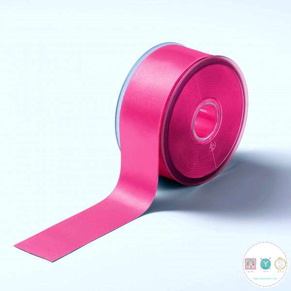 Cerise Pink Satin Ribbon - 38mm - Trimming - Embellishments - Haberdashery
