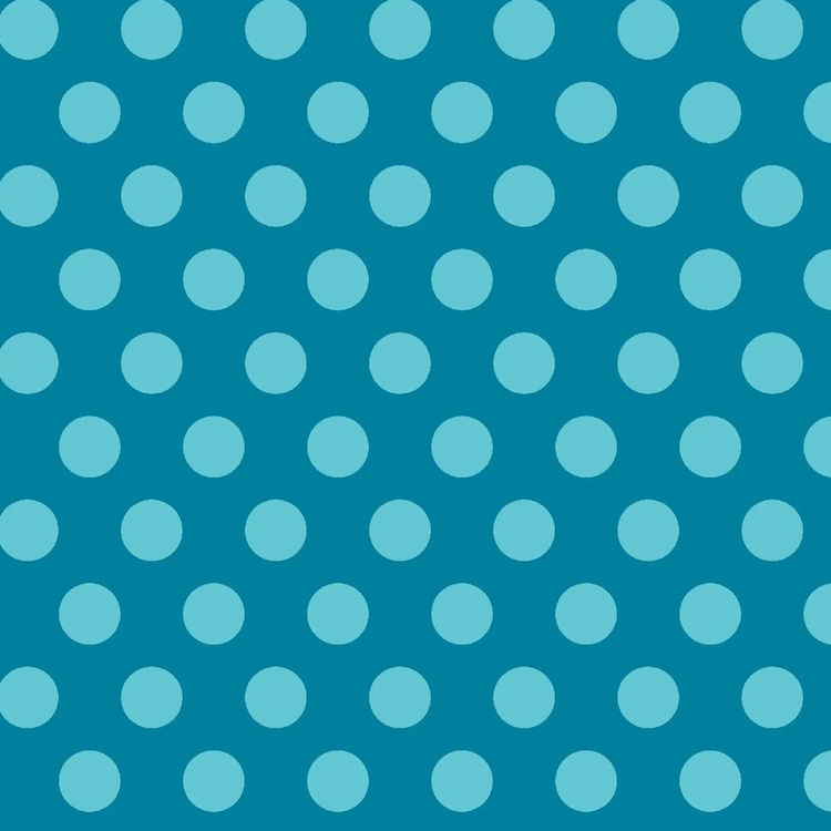 Cotton Flannel Fabric - Blue on Blue Dots from Fun Flannels by Oasis Fabrics 446354