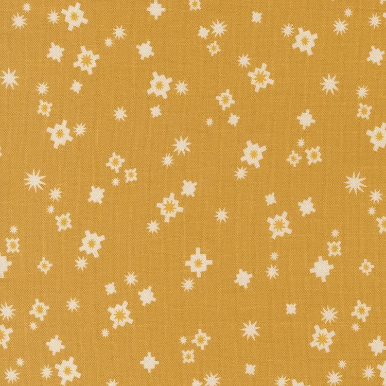 Quilting Fabric - Scattered Shapes on Yellow from Boho Haven by Fancy That Design House for Moda 45647 13