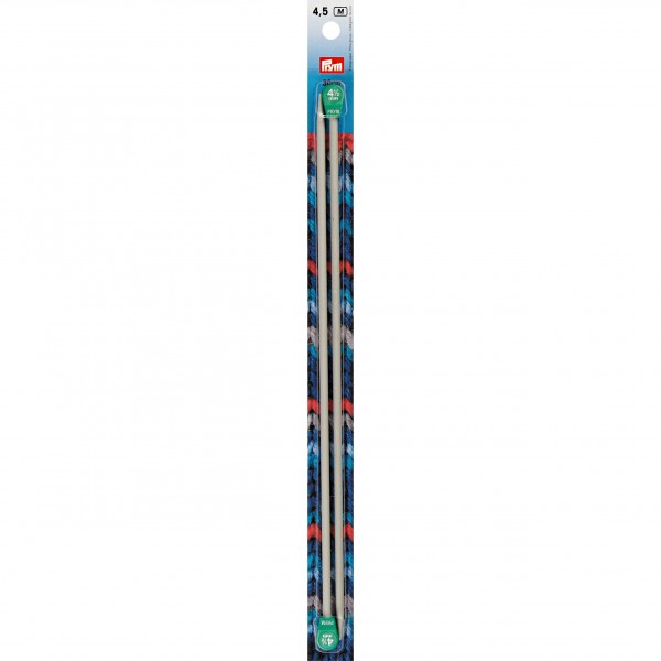 Knitting Needles - 4.5mm Straight 30cm Long by Prym 191 455