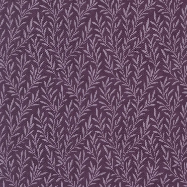 Quilting Fabric - Purple on Purple Leaf Vines from Collections for a Cause Essence by Howard Marcus for Moda 46278-13