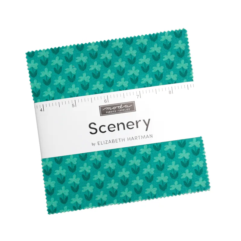Quilting Fabric - Charm Pack - Scenery by Elizabeth Hartman for Moda 51270PP