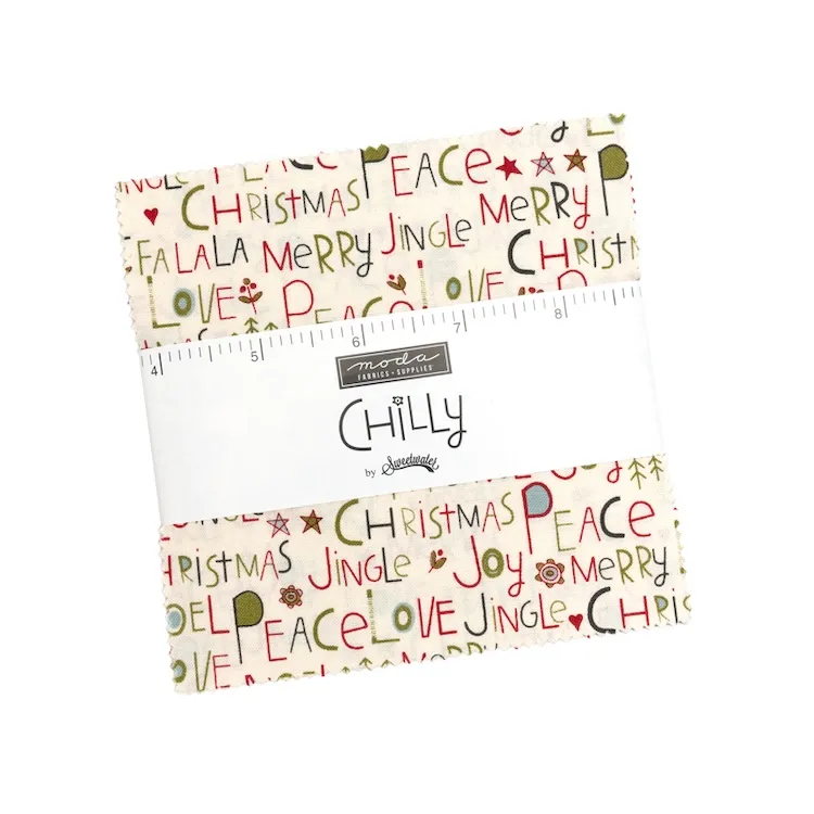Quilting Fabric - Charm Pack - Chilly by Sweetwater for Moda 55710PP