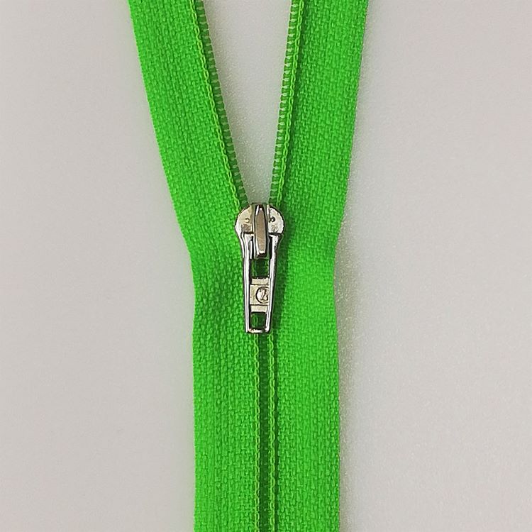 Zip - 56cm Closed Nylon - Neon Green