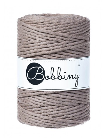 Macrame Cord 5mm in Coffee by Bobbiny