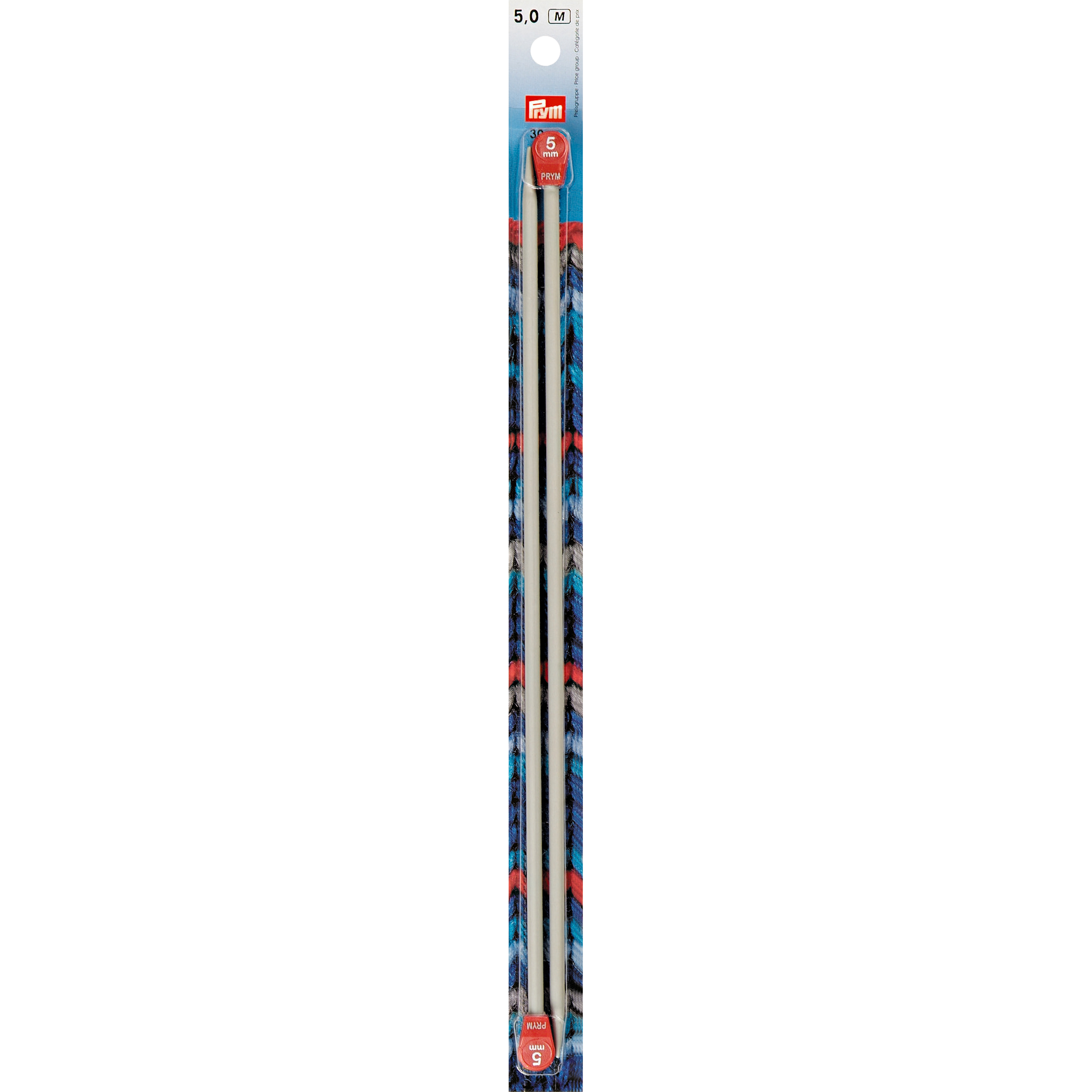 Knitting Needles - 5mm Straight 30cm Long by Prym 191 456