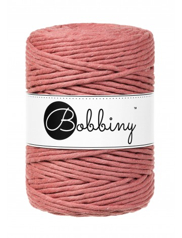 Macrame Cord 5mm in Peony Pink by Bobbiny