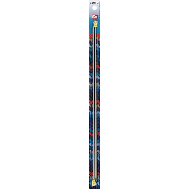 Knitting Needles - 3.25mm Straight 30cm Long by Prym 191 448