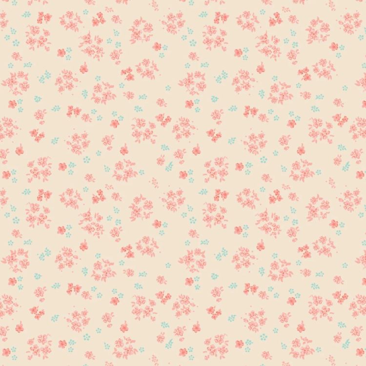 Quilting Fabric - Aberdeenshire Floral on Pink from The Nottingham by Laura Ashley for Camelot 7140804 06