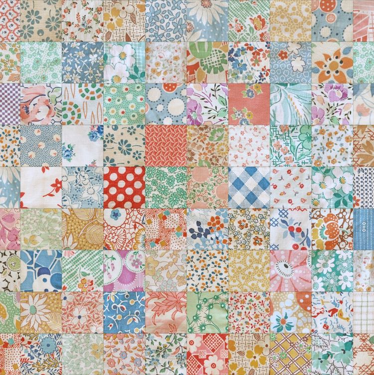 Quilting Fabric - Vintage Patchwork from Leather And Lace and Amazing Grace by Cathe Holden for Moda 7401 11