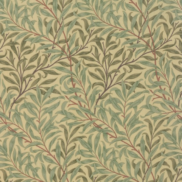 Quilting Fabric - Leaves on Cream from Best of Morris by Barbara Brackman for Moda 8361 11