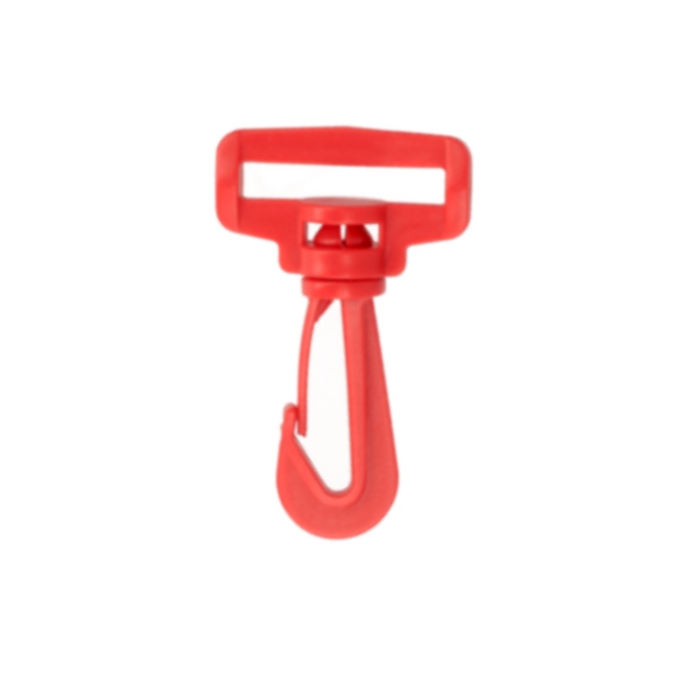 Bag Making - Swivel Clip Hook 32mm in Red Plastic 