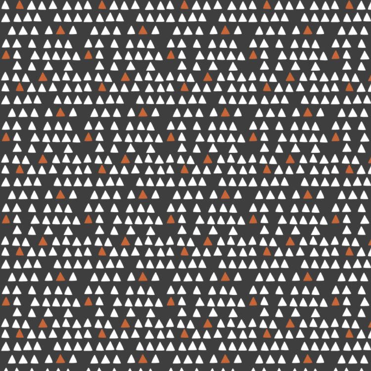 Quilting Fabric - Tiny Triangles from Penguin Paradise by Puck Selders for Camelot 89200705-02 Black