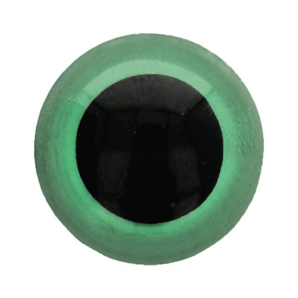 8mm Pair Green Iris Safety Eyes for Doll and Toy Making - Sold per Pair