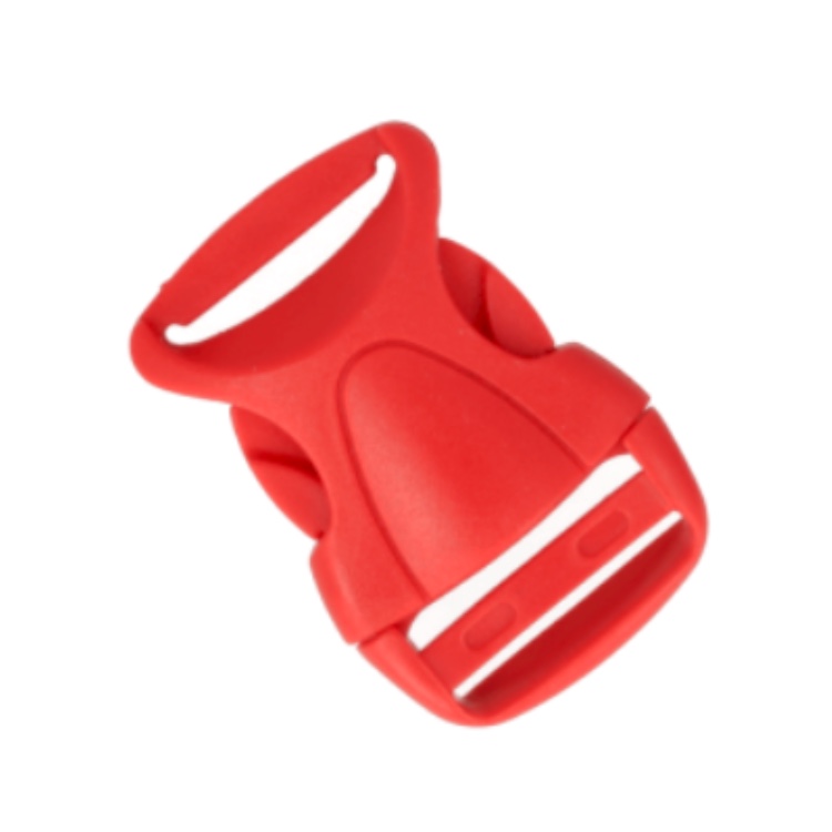 Bag Making - Side Release Clip Buckle 32mm in Red Plastic 