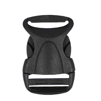 Bag Making - Side Release Clip Buckle 32mm in Black Plastic