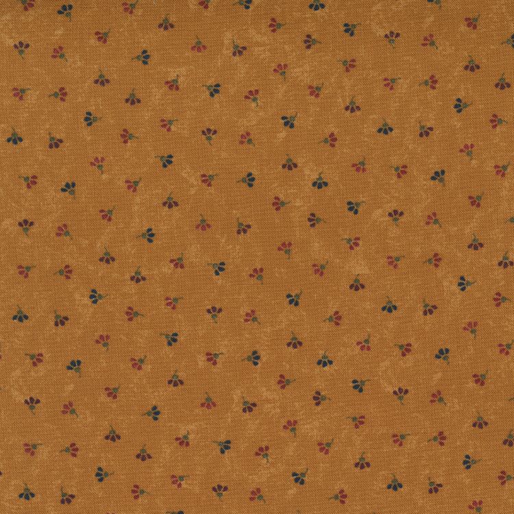 Quilting Fabric - Flower Dots from Hope Blooms by Kansas Troubles for Moda 9675 12 Gold
