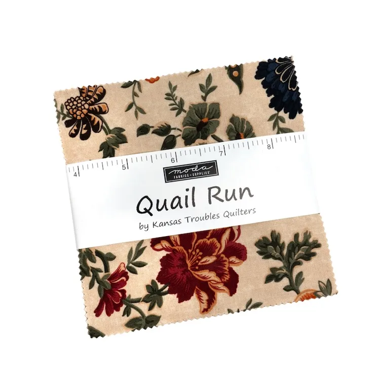 Quilting Fabric - Charm Pack - Quail Run by Kansas Troubles for Moda 9830PP